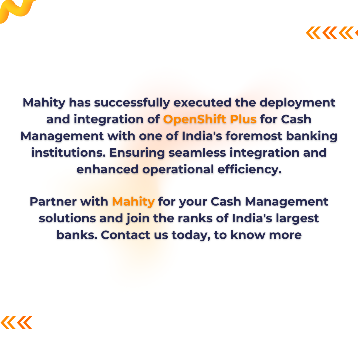 Deployment and Integration of OpenShift Plus for Cash Management